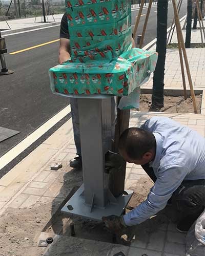 太陽(yáng)能路燈安裝